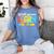 Teacher Y'All Gonna Learn Today First Day Of School Women's Comfort Colors T-Shirt Blue Jean Teacher Y'All Gonna Learn Today First Day Of School Women's Comfort Colors T-Shirt Blue Jean