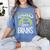 Teachers Love Zombie Teacher Halloween Fun Women's Comfort Colors T-Shirt Blue Jean