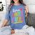 Team Kindergarten Teacher Student Back To School Women's Comfort Colors T-Shirt Blue Jean