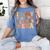 In My Thankful Teacher Era Cute Groovy Thanksgiving Teacher Women's Comfort Colors T-Shirt Blue Jean In My Thankful Teacher Era Cute Groovy Thanksgiving Teacher Women's Comfort Colors T-Shirt Blue Jean