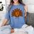 Thanksgiving Math Teacher Math Symbol Men Women Girls Kids Women's Comfort Colors T-Shirt Blue Jean