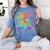 Tie Dye 5th Grade Typography Team Fifth Grade Teacher For Men Women Girls Kids Women's Comfort Colors T-Shirt Blue Jean Tie Dye 5th Grade Typography Team Fifth Grade Teacher For Men Women Girls Kids Women's Comfort Colors T-Shirt Blue Jean