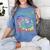 Tie Dye Teaching Social Studies Is My Jam Sunglasses Teacher Women's Comfort Colors T-Shirt Blue Jean Tie Dye Teaching Social Studies Is My Jam Sunglasses Teacher Women's Comfort Colors T-Shirt Blue Jean