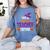 Tired Teacher Costume For Halloween Teachers Women's Comfort Colors T-Shirt Blue Jean Tired Teacher Costume For Halloween Teachers Women's Comfort Colors T-Shirt Blue Jean