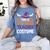 Tired Teacher Costume For Humor Halloween Women's Comfort Colors T-Shirt Blue Jean