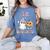 TK Boo Crew Retro Groovy Halloween Floral Ghost TK Teacher Men Women Kids Women's Comfort Colors T-Shirt Blue Jean TK Boo Crew Retro Groovy Halloween Floral Ghost TK Teacher Men Women Kids Women's Comfort Colors T-Shirt Blue Jean