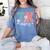 TK Vibes Back To School Teachers Students TK Team Women's Comfort Colors T-Shirt Blue Jean TK Vibes Back To School Teachers Students TK Team Women's Comfort Colors T-Shirt Blue Jean