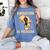 History Education Is Freedom African Map Black Teacher Women's Comfort Colors T-Shirt Blue Jean