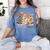 Trick Or Teach Groovy Teacher Halloween Floral Ghost Women's Comfort Colors T-Shirt Blue Jean Trick Or Teach Groovy Teacher Halloween Floral Ghost Women's Comfort Colors T-Shirt Blue Jean