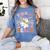 Trick Or Teach Groovy Teacher Halloween Retro Ghost Women's Comfort Colors T-Shirt Blue Jean Trick Or Teach Groovy Teacher Halloween Retro Ghost Women's Comfort Colors T-Shirt Blue Jean