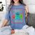 Trick Or Teach Neon Ghost Flower Teacher Spooky Halloween Women's Comfort Colors T-Shirt Blue Jean Trick Or Teach Neon Ghost Flower Teacher Spooky Halloween Women's Comfort Colors T-Shirt Blue Jean