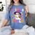 Trick Or Teach Teacher Ghost Teaching Fun Halloween Teacher Women's Comfort Colors T-Shirt Blue Jean