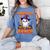 Trick Or Teach Teacher Halloween Ghost Pencil Floral Women's Comfort Colors T-Shirt Blue Jean Trick Or Teach Teacher Halloween Ghost Pencil Floral Women's Comfort Colors T-Shirt Blue Jean