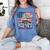 US History Teacher Boston Spilling The Tea Since 1773 Women's Comfort Colors T-Shirt Blue Jean