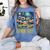 Van Go Vanlife Accessories Artist Art Teacher Women's Comfort Colors T-Shirt Blue Jean