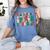 Verry Merry Speech Language Pathologist Teacher Christmas Women's Comfort Colors T-Shirt Blue Jean Verry Merry Speech Language Pathologist Teacher Christmas Women's Comfort Colors T-Shirt Blue Jean