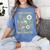 Weird Teachers Build Character Frog Reading Book Librarian Women's Comfort Colors T-Shirt Blue Jean Weird Teachers Build Character Frog Reading Book Librarian Women's Comfort Colors T-Shirt Blue Jean