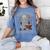 Weird Teachers Build Character Skeleton Book Halloween Women Women's Comfort Colors T-Shirt Blue Jean