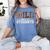 Wild About My Students Shirt Animals Teacher Women's Comfort Colors T-Shirt Blue Jean
