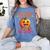 Will Trade Students For Candy Teacher Cute Halloween Pumpkin Women's Comfort Colors T-Shirt Blue Jean Will Trade Students For Candy Teacher Cute Halloween Pumpkin Women's Comfort Colors T-Shirt Blue Jean