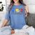 Women Art Teacher Back To School Artist Primary Color Theory Women's Comfort Colors T-Shirt Blue Jean