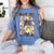 Women Halloween The Teacher Tour Ghosts Pencil Pumpkins Women's Comfort Colors T-Shirt Blue Jean Women Halloween The Teacher Tour Ghosts Pencil Pumpkins Women's Comfort Colors T-Shirt Blue Jean