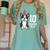 10 Years Old Birthday Boston Terrier Dog Lover 10th Party For Men Women Kids Women's Comfort Colors T-Shirt Chalky Mint