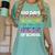 100 Days Of School Heart Love Teacher Or Student 100th Day Women's Comfort Colors T-Shirt Chalky Mint