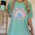 100th Day Of Kindergarten Teacher Kids 100 Days Smarter Women's Comfort Colors T-Shirt Chalky Mint 100th Day Of Kindergarten Teacher Kids 100 Days Smarter Women's Comfort Colors T-Shirt Chalky Mint