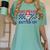 2nd Grade Batter Up Back To School Baseball Teacher Kids Women's Comfort Colors T-Shirt Chalky Mint