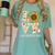4th Grade Teacher Love Autumn Fall Sunflower Appreciation Women's Comfort Colors T-Shirt Chalky Mint 4th Grade Teacher Love Autumn Fall Sunflower Appreciation Women's Comfort Colors T-Shirt Chalky Mint