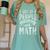 5 Out Of 4 People Struggle With Math Teacher Science Women's Comfort Colors T-Shirt Chalky Mint