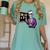 67 Math Teacher Meme Brainrot Six Seven Halloween Equation Women's Comfort Colors T-Shirt Chalky Mint