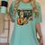 67 Teacher Halloween Skeleton Women's Comfort Colors T-Shirt Chalky Mint