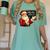 67 Teacher Santa Christmas Six Seven Meme Math Xmas Women's Comfort Colors T-Shirt Chalky Mint