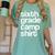 6th Sixth Grade Camp Counselor Camper Teacher Chaperone Women's Comfort Colors T-Shirt Chalky Mint