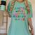 ABC Cute Monster Alphabet Halloween Teacher Costume Kids Women's Comfort Colors T-Shirt Chalky Mint