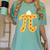 Apple Pi Pie Pun Math Teacher Pi Day 2020 Women's Comfort Colors T-Shirt Chalky Mint