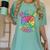 Apple Retro Play Is Learning Kindergarten Teacher Daycare Women's Comfort Colors T-Shirt Chalky Mint