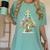 Art Christmas Tree Merry Christmas Artist Art Teacher Women's Comfort Colors T-Shirt Chalky Mint