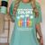 Art Teacher COMPLIMENTARY Colors Always Have Things To Say Women's Comfort Colors T-Shirt Chalky Mint Art Teacher COMPLIMENTARY Colors Always Have Things To Say Women's Comfort Colors T-Shirt Chalky Mint