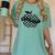 Back To School Checkered Apple Teacher Checkerboard Teacher For Men Women Girls Kids Women's Comfort Colors T-Shirt Chalky Mint