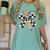 Back To School Hello Fifth Grade Teacher Coquette Pencil Bow Women's Comfort Colors T-Shirt Chalky Mint