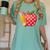 Back To School Pencil And Apple Teacher Student Women's Comfort Colors T-Shirt Chalky Mint