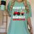 Back To School Teacher Farming Tractor Farmer Kids 100th Day Women's Comfort Colors T-Shirt Chalky Mint Back To School Teacher Farming Tractor Farmer Kids 100th Day Women's Comfort Colors T-Shirt Chalky Mint