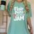 Back To School Teacher Flair Pens Are My Jam Women's Comfort Colors T-Shirt Chalky Mint