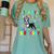 My Birthday Colorful Costume Boston Terrier Party Women's Comfort Colors T-Shirt Chalky Mint