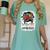 Bleached Teacher Para Life Paraprofessional Cute Messy Bun For Men Women Girls Kids Women's Comfort Colors T-Shirt Chalky Mint