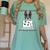 Boston Terrier American Gentleman Personal Stalker Dog Lover Women's Comfort Colors T-Shirt Chalky Mint