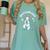 Boston Terrier Boy Cute Cartoon Dog Owner Pet Boston Terrier Women's Comfort Colors T-Shirt Chalky Mint